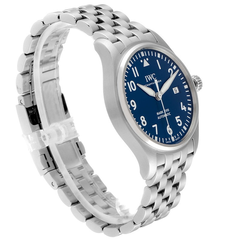 Shop Authentic IWC Le Petit Prince XVIII Edition Blue Dial Silver Steel Strap Watch for Men - IW327014 - Luxxuri