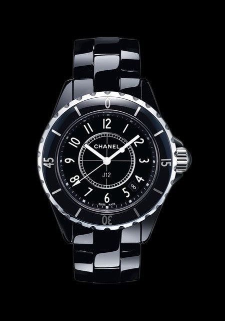 Shop Authentic Chanel J12 Quartz Ceramic Black Dial Black Steel Strap Watch for Women - J12 H0682 - Luxxuri