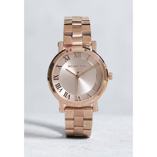Shop Authentic Michael Kors Norie Rose Gold Dial Rose Gold Steel Strap Watch for Women - MK3561 - Luxxuri