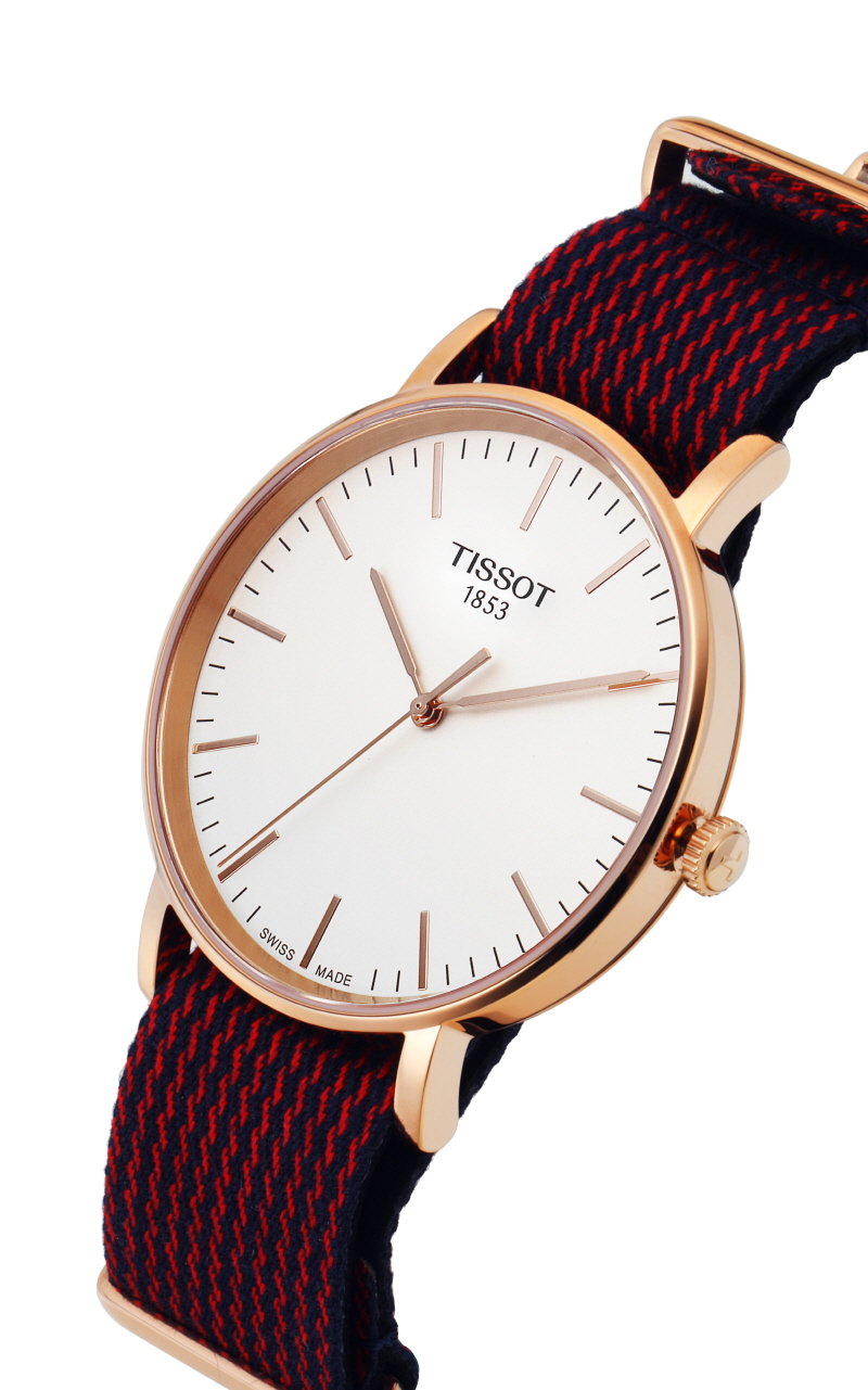 Shop Authentic Tissot T Classic Everytime Medium White Dial Two Tone NATO Strap Watch for Men - T109.410.38.031.00 - Luxxuri