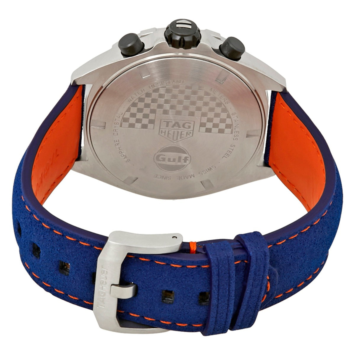 Shop Authentic Tag Heuer Formula 1 Gulf Edition Blue Dial Blue Leather Strap Watch for Men - CAZ101N.FC8243 - Luxxuri