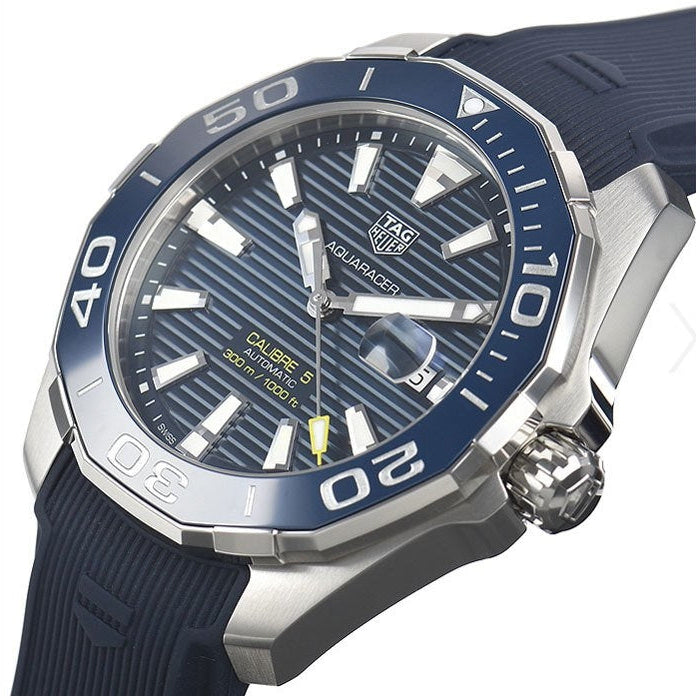 Shop Authentic Tag Heuer Aquaracer Blue Dial Watch for Men - WAY201B.FT6150 - Luxxuri