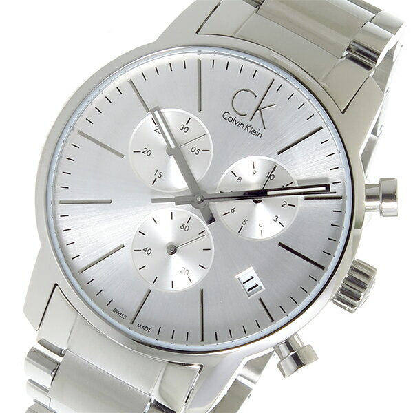 Shop Authentic Calvin Klein City White Dial Silver Steel Strap Watch for Men - K2G27146 - Luxxuri
