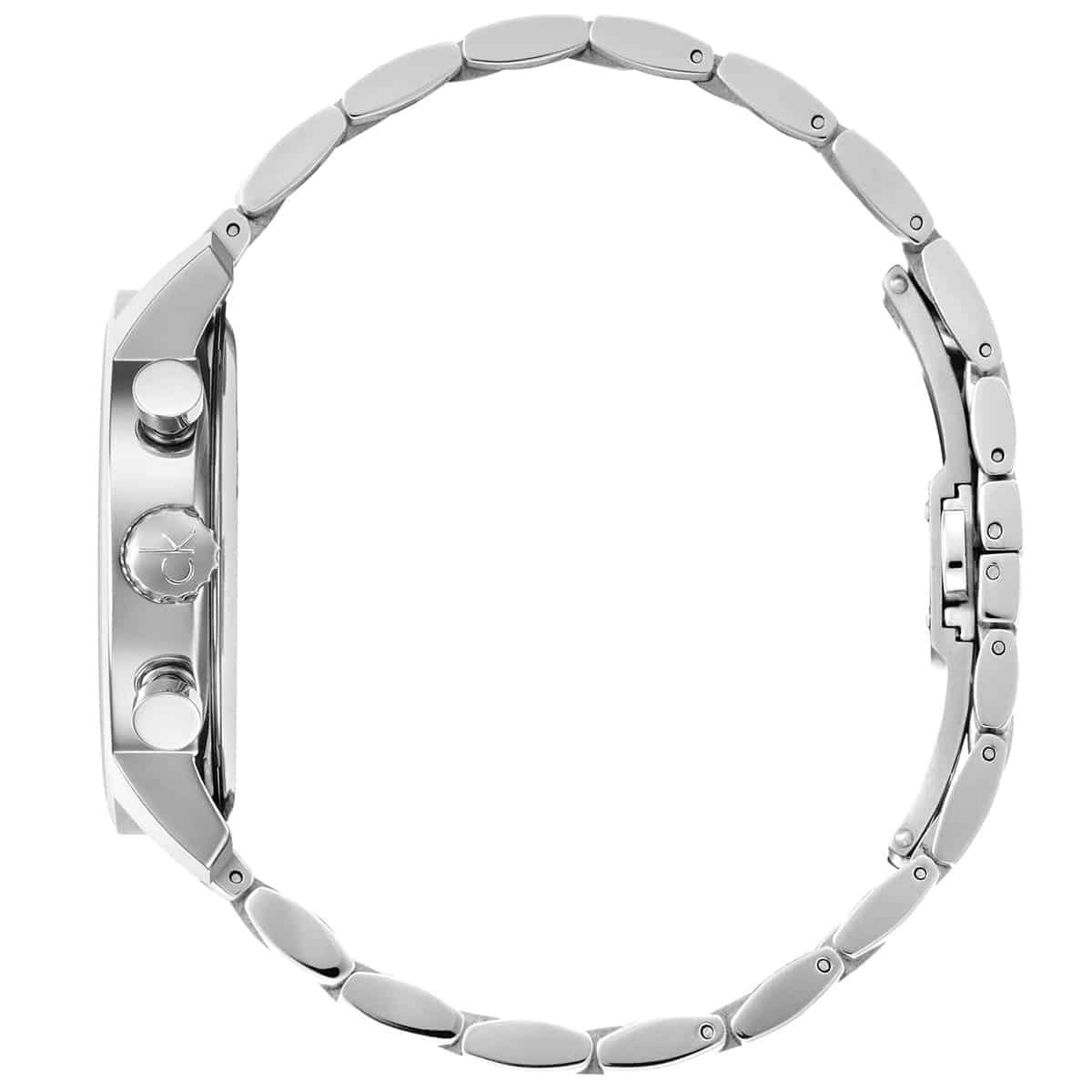 Shop Authentic Calvin Klein City Chronograph Blue Dial Silver Steel Strap Watch for Men - K2G2714N - Luxxuri