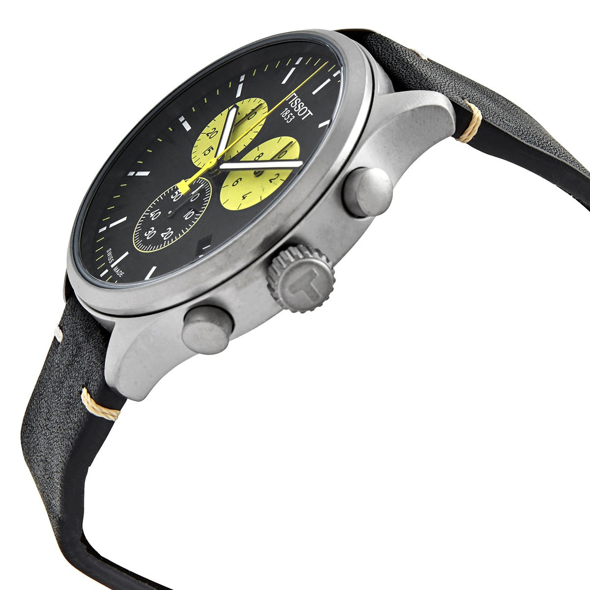 Shop Authentic Tissot Chrono XL Tour De France Special Edition Black Dial Black Leather Strap Watch for Men - T116.617.36.051.11 - Luxxuri