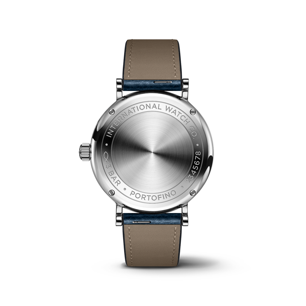 Shop Authentic IWC Portofino Automatic Silver Dial Blue Leather Strap Watch for Women - IW357411 - Luxxuri