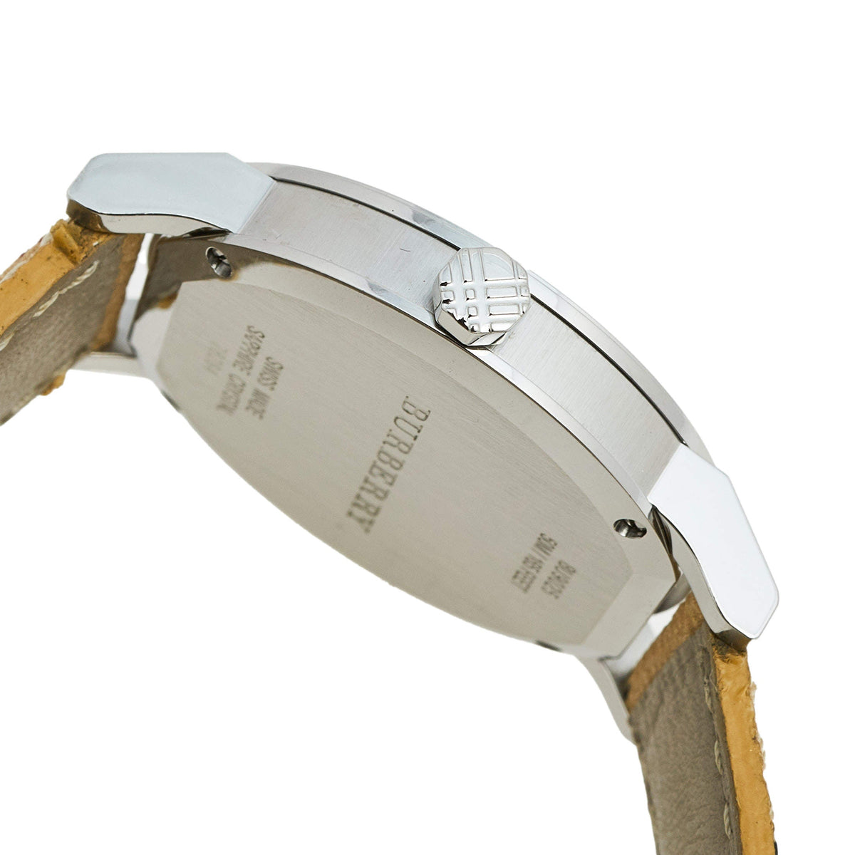 Shop Authentic Burberry The City Silver Dial Brown Leather Strap Watch for Women - BU9025 - Luxxuri