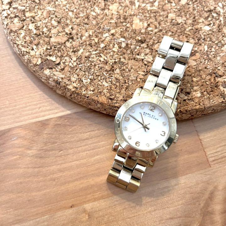 Shop Authentic Marc Jacobs Mini Amy White Dial Gold Steel Strap Watch for Women - MBM3057 - Luxxuri