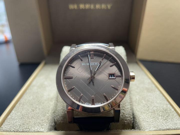 Shop Authentic Burberry The City Brown Dial Brown Leather Strap Watch for Men - BU9013 - Luxxuri