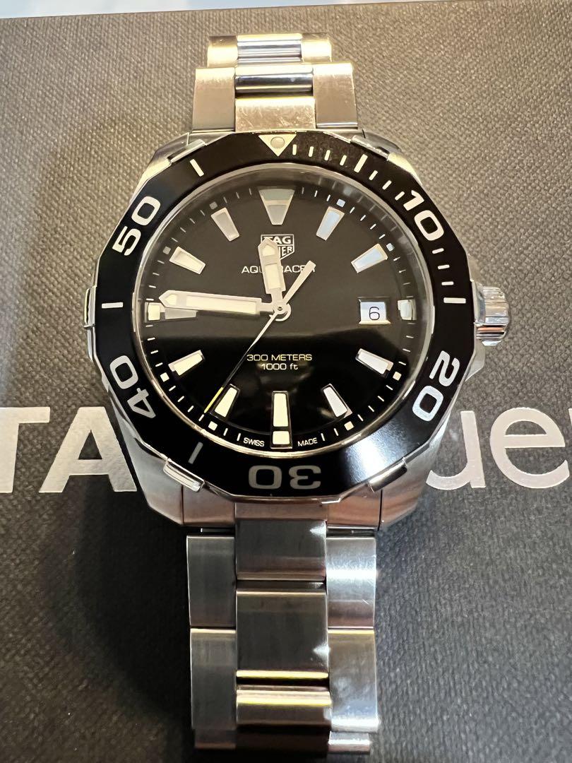 Shop Authentic Tag Heuer Aquaracer Black Dial Watch for Men - WAY111A.BA0928 - Luxxuri