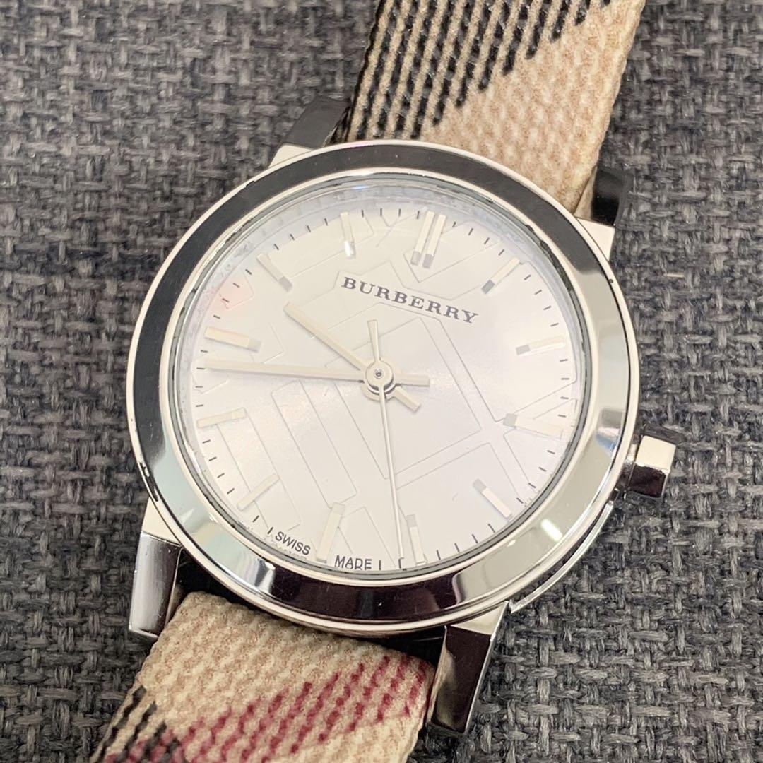 Shop Authentic Burberry The City Nova Silver Dial Brown Leather Strap Watch for Women - BU9212 - Luxxuri