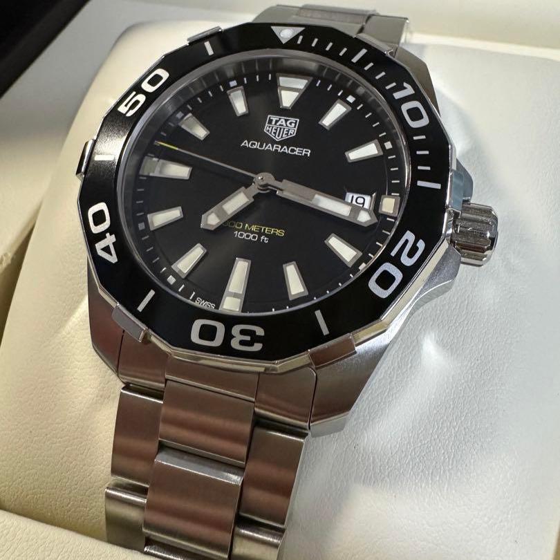 Shop Authentic Tag Heuer Aquaracer Black Dial Watch for Men - WAY111A.BA0928 - Luxxuri