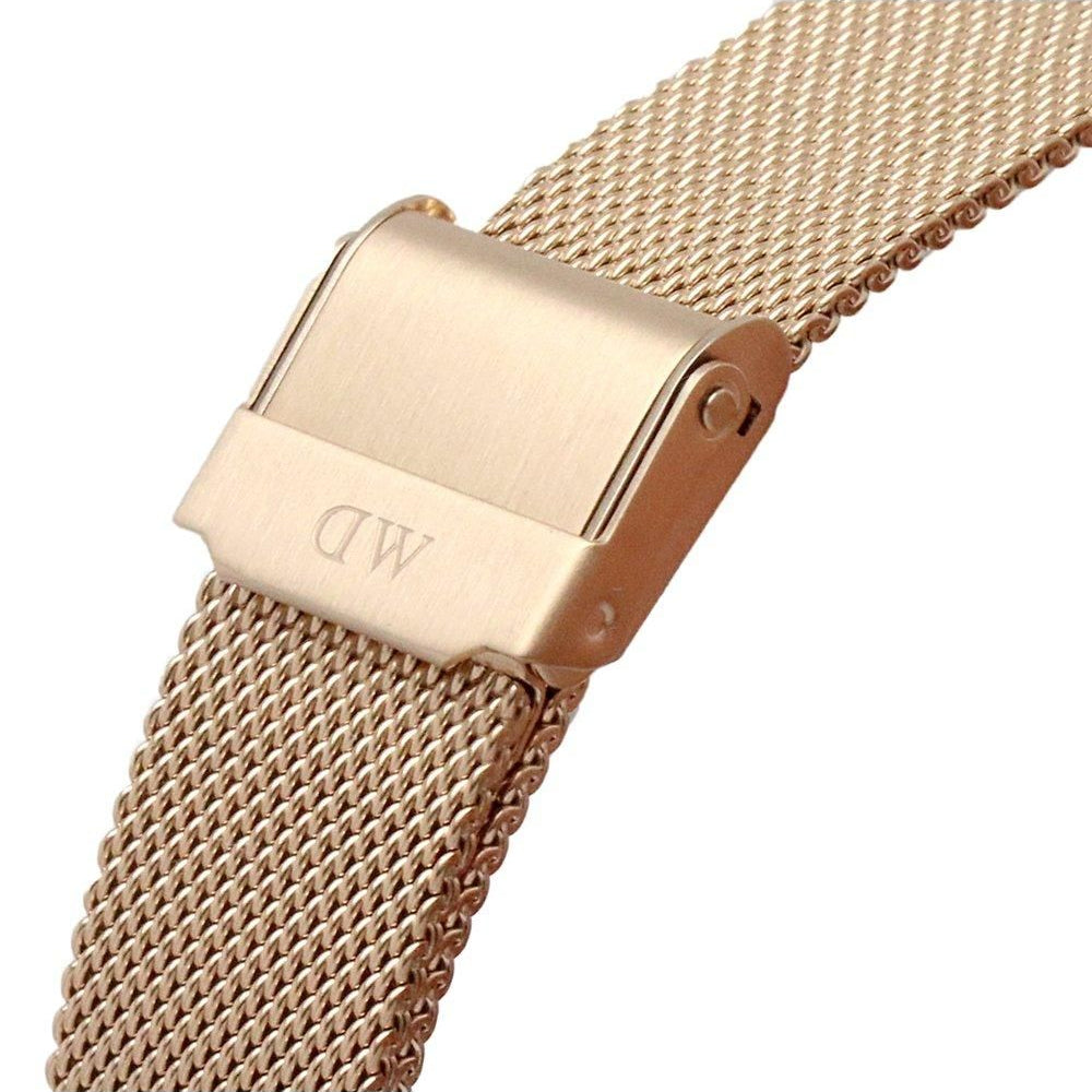 Shop Authentic Daniel Wellington Petite Rose Gold Dial Rose Gold Mesh Strap Watch For Women - DW00100472 - Luxxuri