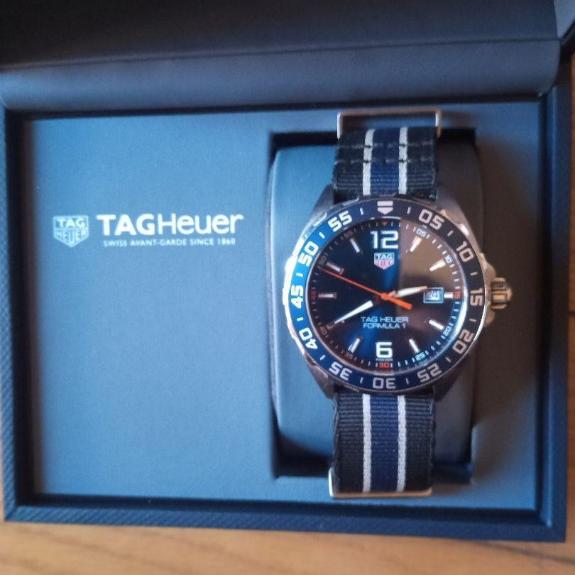 Shop Authentic Tag Heuer Formula 1 Blue Dial Watch for Men - WAZ1010.FC8197 - Luxxuri
