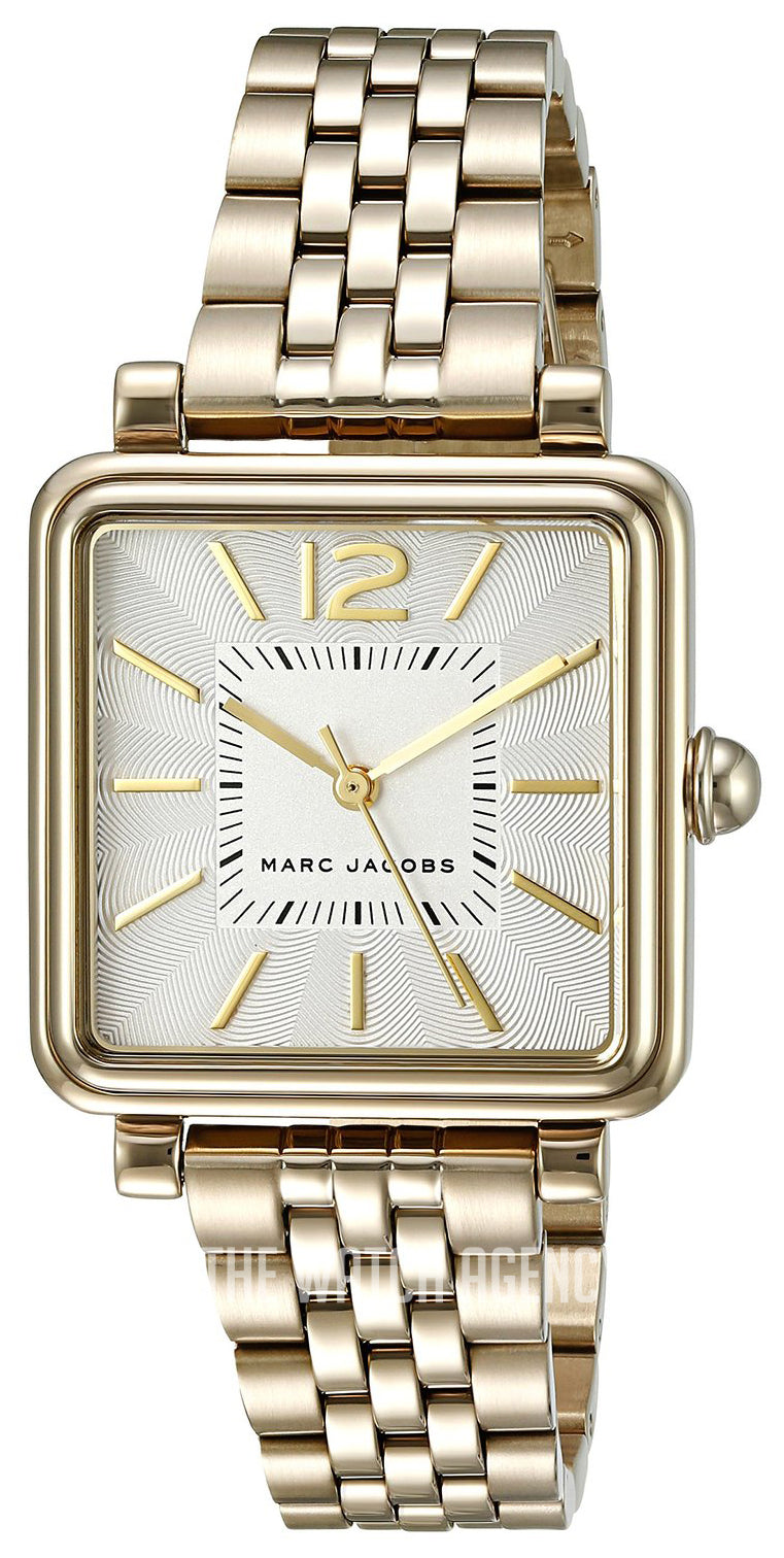 Shop Authentic Marc Jacobs Vic Silver Dial Gold Steel Strap Watch for Women - MJ3462 - Luxxuri