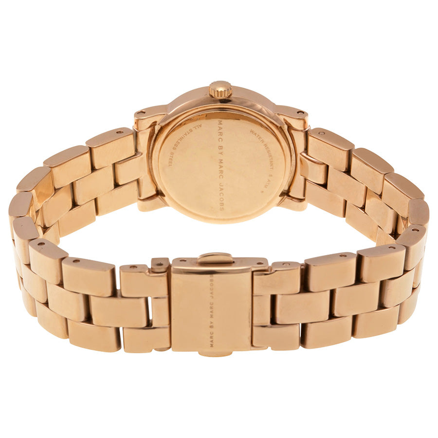 Shop Authentic Marc Jacobs Mini Amy White Dial Rose Gold Steel Strap Watch for Women - MBM3078 - Luxxuri