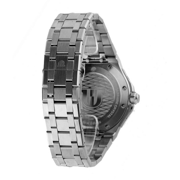 Shop Authentic Maurice Lacroix Aikon Venturer Black Dial Silver Steel Strap Watch for Men - AI6058-SS002-330-1 - Luxxuri