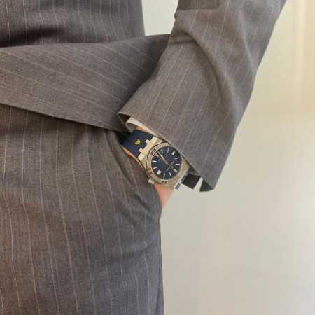 Shop Authentic Maurice Lacroix Aikon Automatic Blue Dial Blue Rubber Strap Watch for Men - AI11808-SS000B-430-4 - Luxxuri