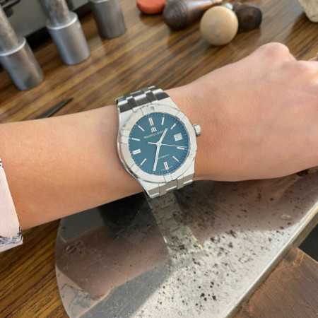 Shop Authentic Maurice Lacroix Aikon Automatic Green Dial Silver Steel Strap Watch for Men - AI1807-SS002-630-1 - Luxxuri