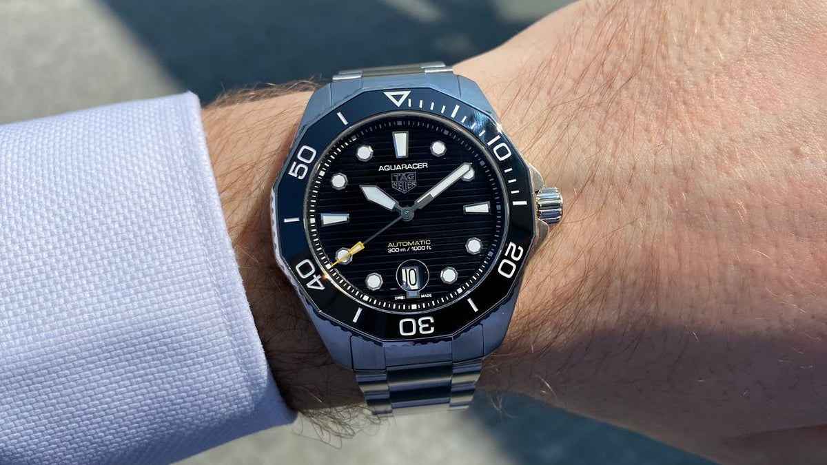 Shop Authentic Tag Heuer Aquaracer Professional 300 Automatic Black Dial Silver Steel Strap Watch for Men - WBP201A.BA0632 - Luxxuri