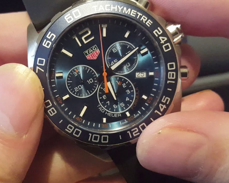 Shop Authentic Tag Heuer Formula 1 Blue Dial Black Rubber Strap Watch for Men - CAZ1014.FT8024 - Luxxuri