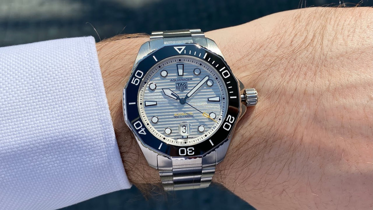 Shop Authentic Tag Heuer Aquaracer Professional 300 Automatic Silver Dial Silver Steel Strap Watch for Men - WBP201C.BA0632 - Luxxuri