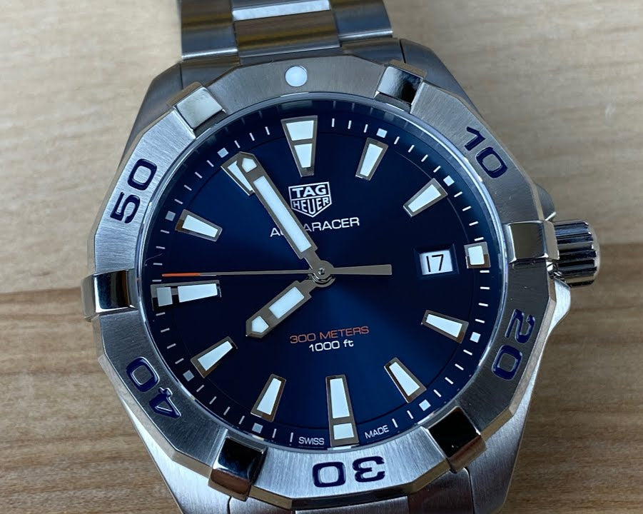 Shop Authentic Tag Heuer Aquaracer Blue Dial Watch for Men - WBD1112.BA0928 - Luxxuri
