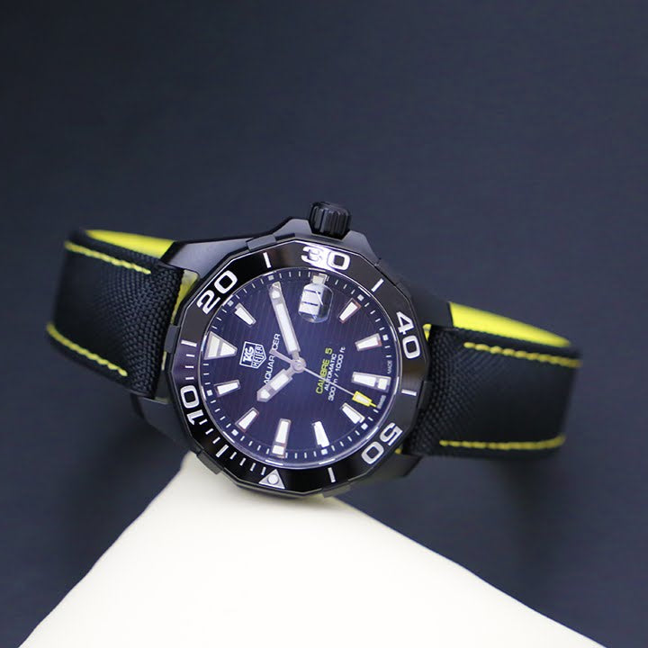 Shop Authentic Tag Heuer Aquaracer Black Dial Watch for Men - WAY218A.FC6362 - Luxxuri