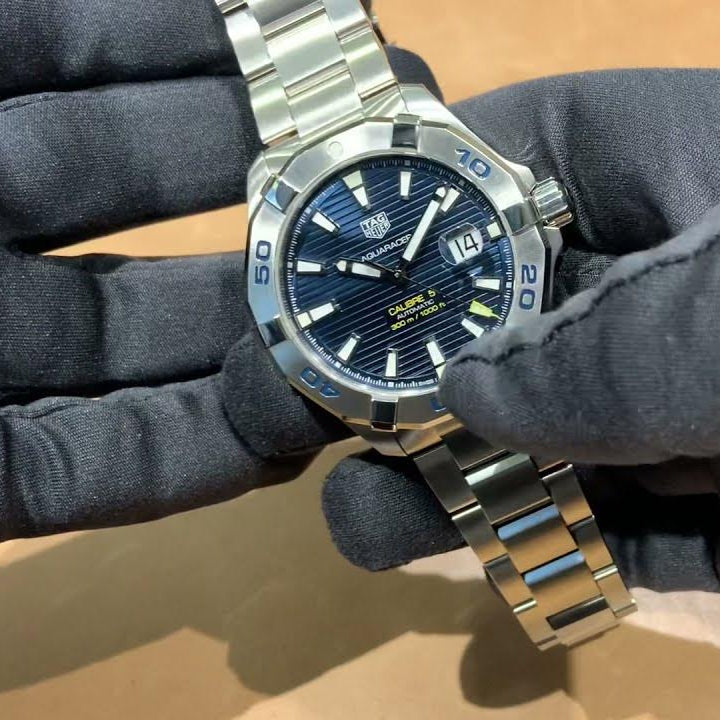 Shop Authentic Tag Heuer Aquaracer Blue Dial Watch for Men - WAY2012.BA0927 - Luxxuri