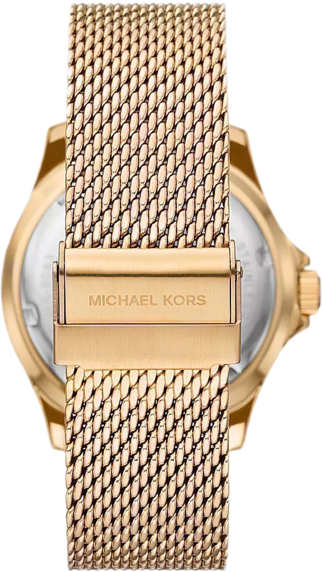 Shop Authentic Michael Kors Everest Chronograph Gold Dial Gold Mesh Strap Watch For Men - MK9083 - Luxxuri