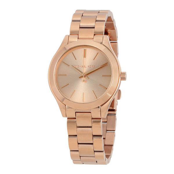 Shop Authentic Michael Kors Norie Rose Gold Dial Rose Gold Steel Strap Watch for Women - MK3561 - Luxxuri