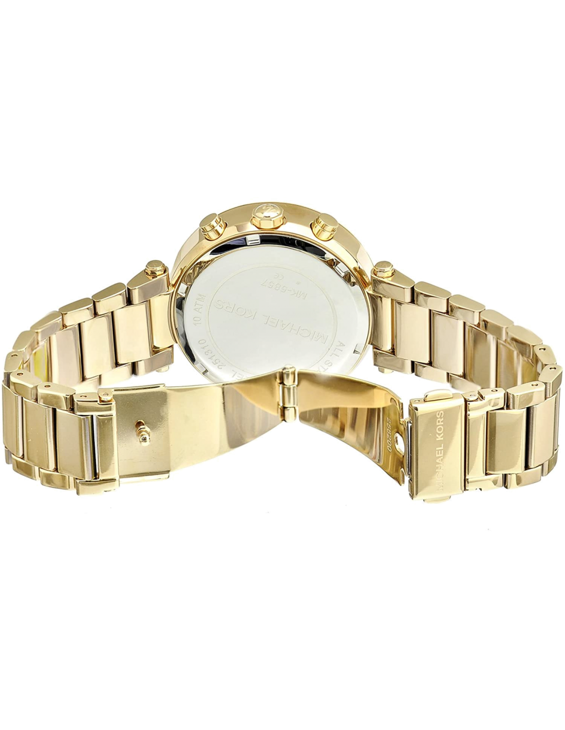 Shop Authentic Michael Kors Parker Gold Dial Gold Steel Strap Watch for Women - MK5856 - Luxxuri