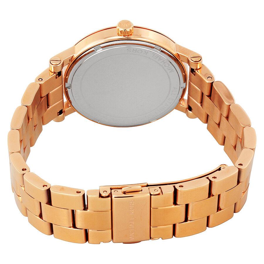 Shop Authentic Michael Kors Norie Rose Gold Dial Rose Gold Steel Strap Watch for Women - MK3561 - Luxxuri