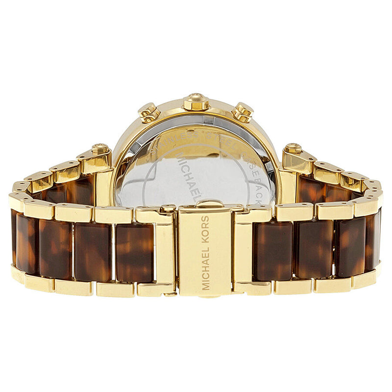 Shop Authentic Michael Kors Parker Gold Dial Two Tone Steel Strap Watch for Women - MK5688 - Luxxuri