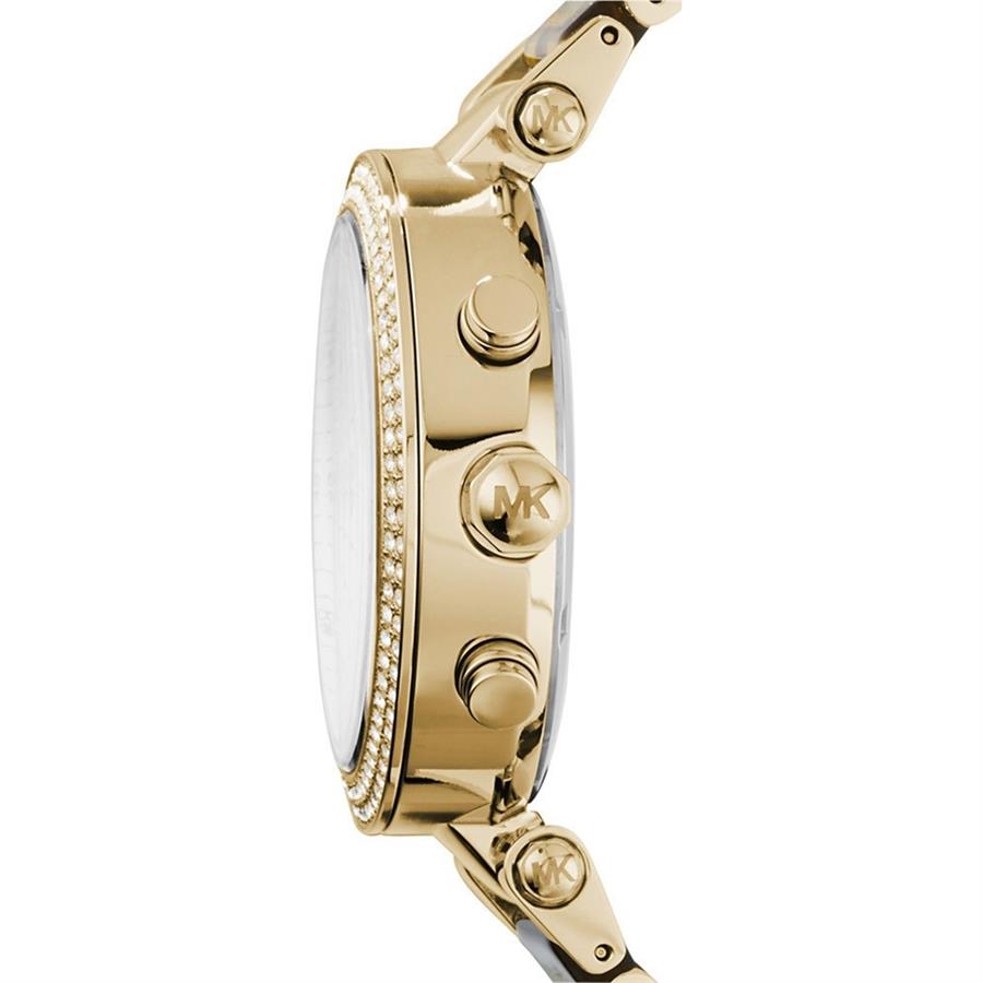 Shop Authentic Michael Kors Parker Gold Dial Two Tone Steel Strap Watch for Women - MK5688 - Luxxuri