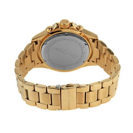 Shop Authentic Michael Kors Everest Chronograph Blue Dial Gold Steel Strap Watch For Women - MK6971 - Luxxuri