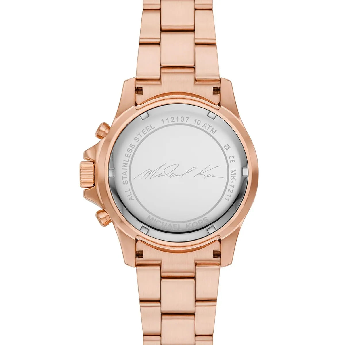 Shop Authentic Michael Kors Everest Chronograph Rose Gold Dial Rose Gold Steel Strap Watch For Women - MK7211 - Luxxuri