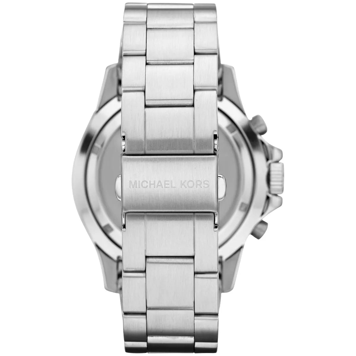 Shop Authentic Michael Kors Everest Chronograph Black Dial Silver Steel Strap Watch For Men - MK8256 - Luxxuri