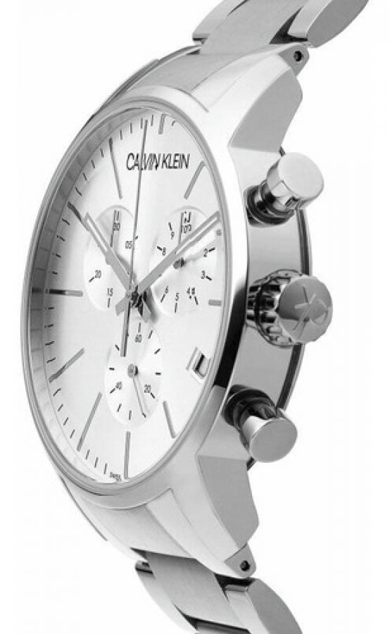 Shop Authentic Calvin Klein City White Dial Silver Steel Strap Watch for Men - K2G27146 - Luxxuri