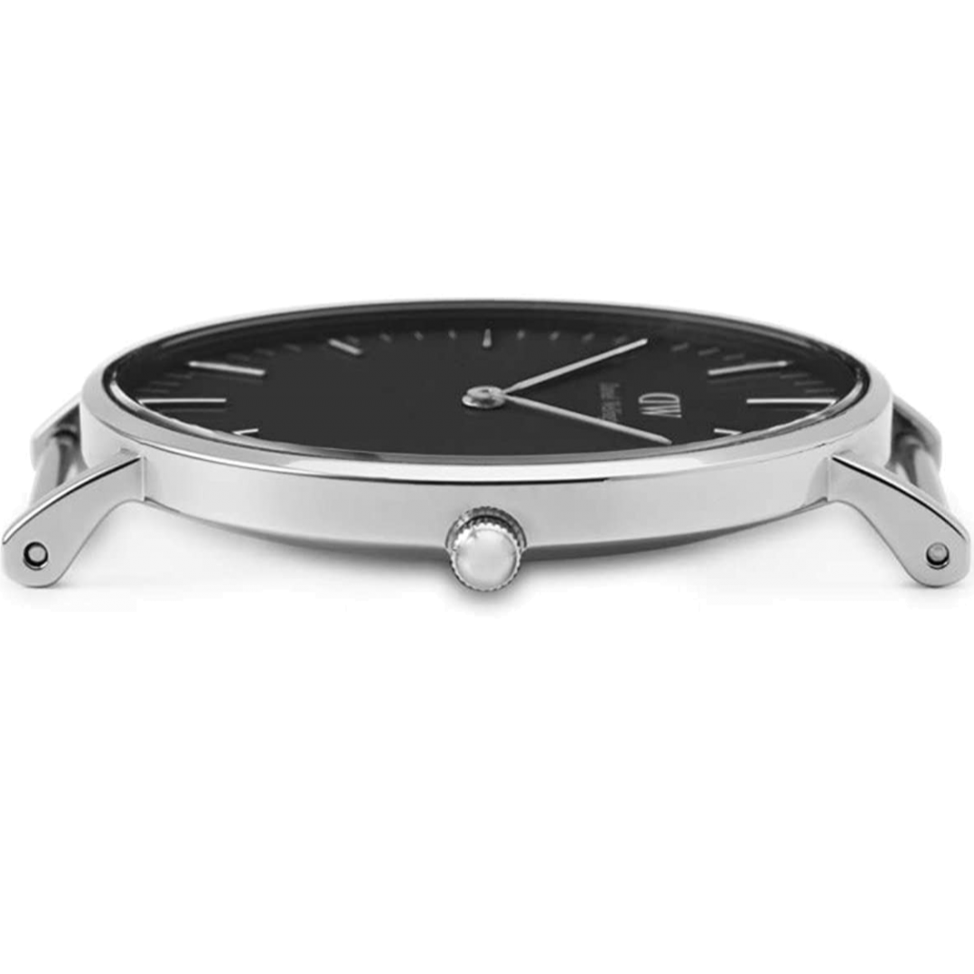 Shop Authentic Daniel Wellington Classic Durham Black Dial Brown Leather Strap Watch For Women - DW00100142 - Luxxuri