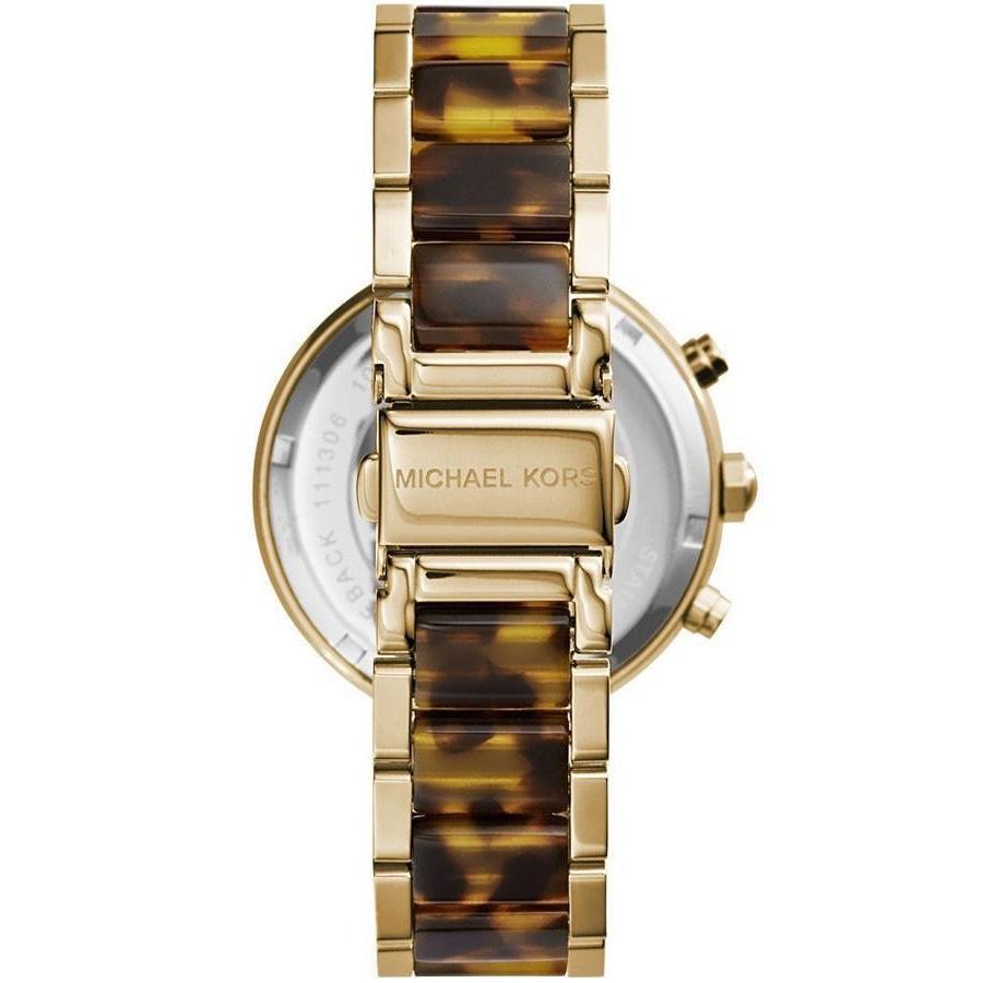 Shop Authentic Michael Kors Parker Gold Dial Two Tone Steel Strap Watch for Women - MK5688 - Luxxuri