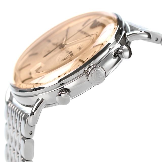 Shop Authentic Emporio Armani Aviator Chronograph Beige Dial Silver Steel Strap Watch For Men - AR11239 - Luxxuri