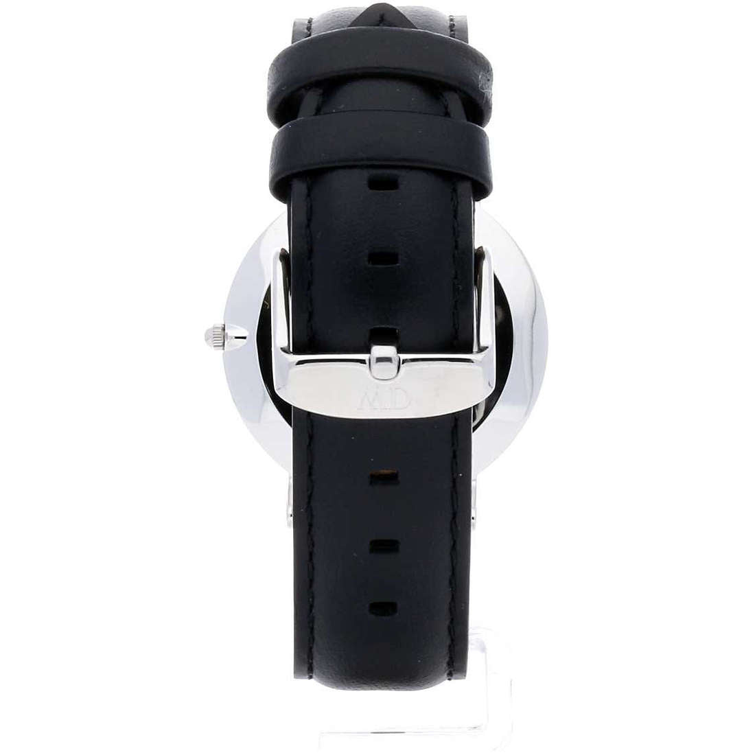 Shop Authentic Daniel Wellington Classic Sheffield Black Dial Black Leather Strap Watch For Women - DW00100145 - Luxxuri