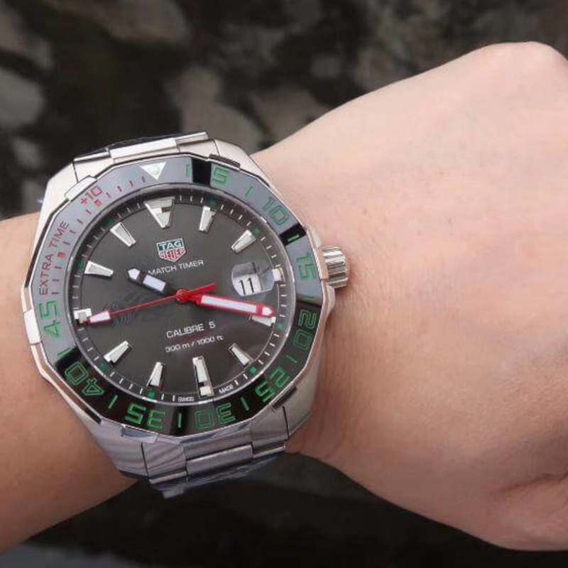 Shop Authentic Tag Heuer Calibre 5 Black Dial Watch for Men – WAY201E.BA0927 - Luxxuri