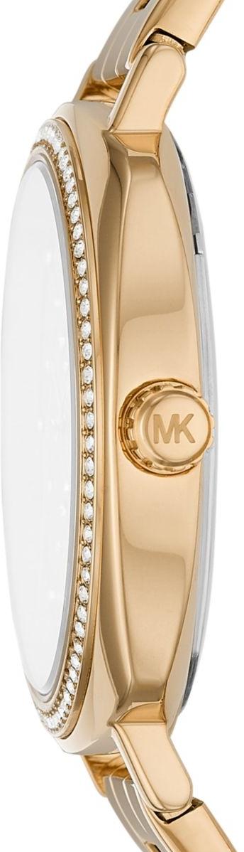 Shop Authentic Michael Kors Nia Quartz Gold Dial Gold Steel Strap Watch For Women - MK3989 - Luxxuri