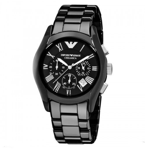 Shop Authentic Emporio Armani Black Ceramic Dial Ceramic Strap Watch For Women - AR1401 - Luxxuri