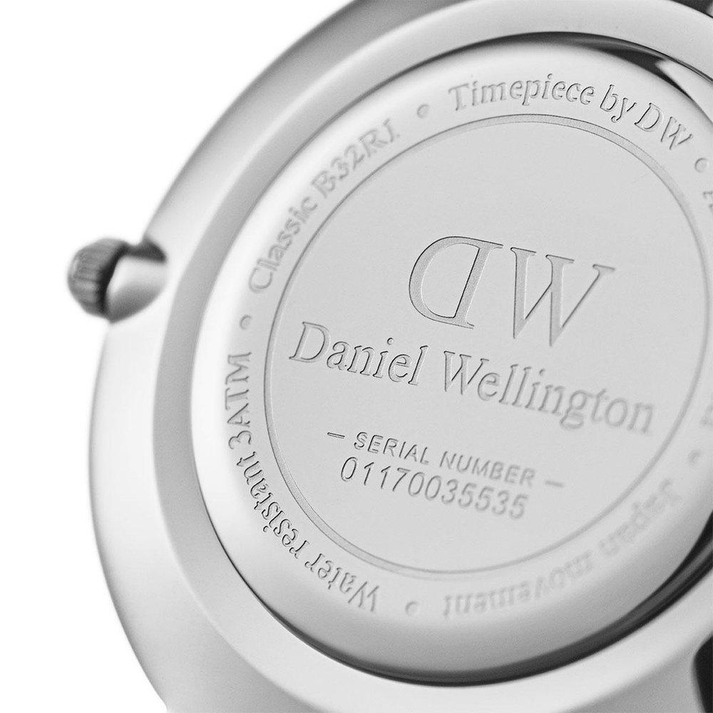 Shop Authentic Daniel Wellington Petite Ashfield Black Dial Black Mesh Strap Watch For Women - DW00100202 - Luxxuri