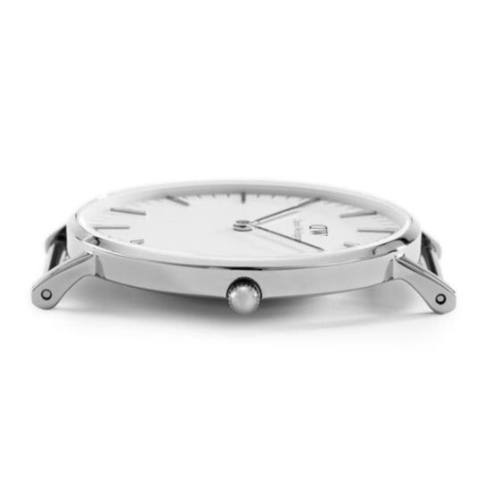 Shop Authentic Daniel Wellington St Mawes White Dial Brown Leather Strap Watch For Men - DW00100052 - Luxxuri