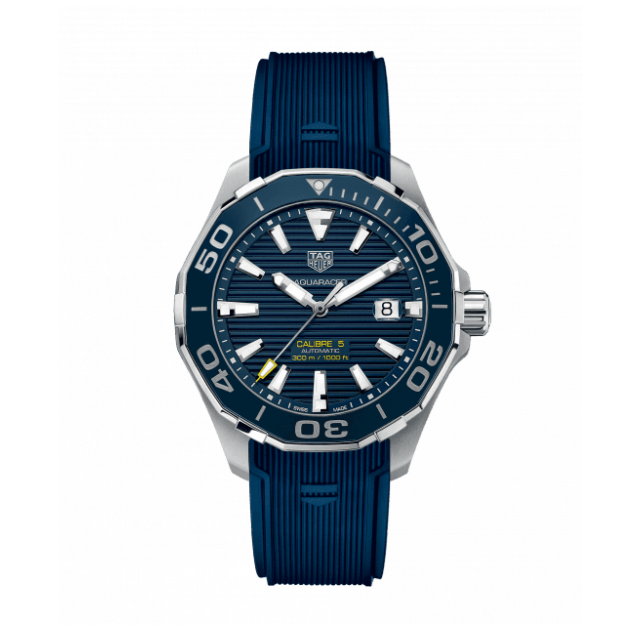 Shop Authentic Tag Heuer Aquaracer Blue Dial Watch for Men - WAY201B.FT6150 - Luxxuri