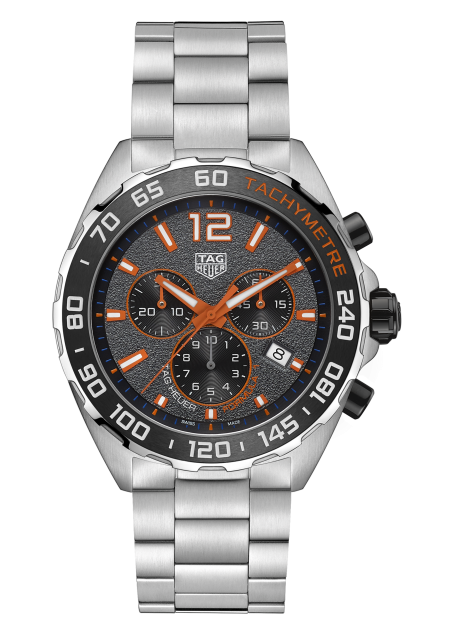 Shop Authentic Tag Heuer Formula 1 Chronograph Ceramic Black Dial Silver Steel Strap Watch for Men - CAZ101AH.BA0842 - Luxxuri
